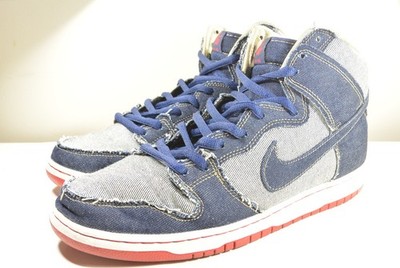 NIKE 2016 DUNK HIGH TRD QS SB REESE FORBES 881758 441 DENIM 12 MAX FORCE AIR 1
