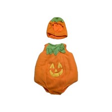 Dress Up America Baby Pumpkin Halloween Costume Size 12-24 Months Orange New