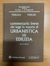 Commentario Breve Alle Leggi In Materia Di Urbanistica Ed Edilizia 4ed CEDAM 