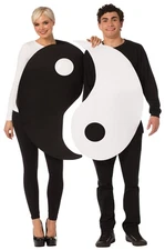 Yin & Yang Couples Funny Adult Costume (Pair)