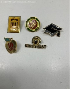 Lot of Vintage Teacher Pins