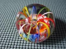 Vintage Hand Blown Glass Art Paperweights, All Different and Unique-Beautiful