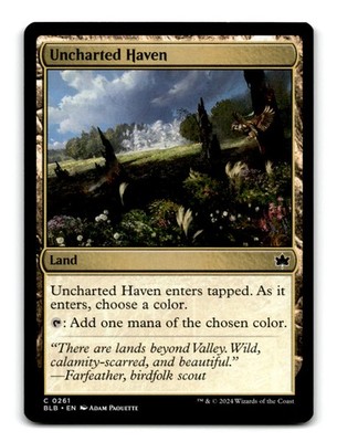 Uncharted Haven 261 Bloomburrow Magic: The Gathering ~A3-400