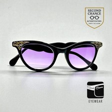 Ingweard USA Vintage Cat Eye Sunglasses-New Purple Gradient Lenses-Renewed