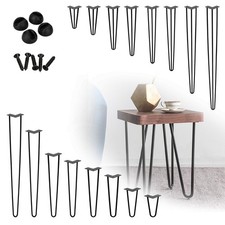 Tischbeine 15-72CM Haarnadelbeine Hairpin Legs DIY Couchtisch Stahl 4X Möbelfüße