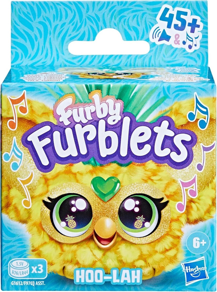 ぴろぽん【新品未使用】SON OF THE CHEESEラビットファー Furby Furblets Hoo-Lah Pineapple Mini Friend, Hoo-lah (Chill