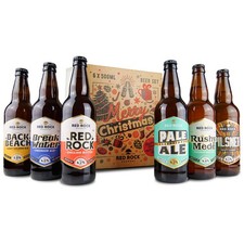 British Beer Set Gift Pack Christmas Xmas Beer Box Present Ale Hamper 6 x 500ml
