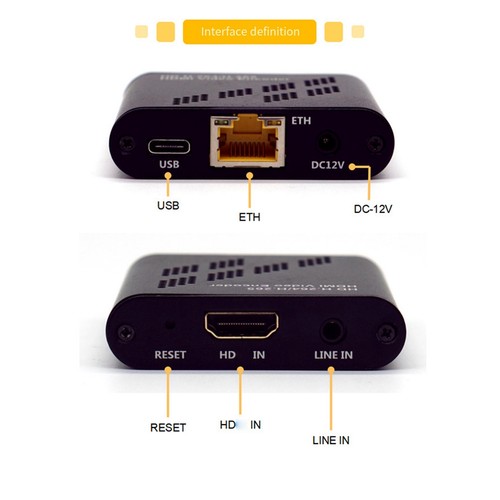 -Kompatibler Encoder 1080P H264 H265 -Portabler Video-Netzwerk-Encoder für8531 - Afbeelding 6 van 10