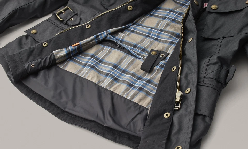 Belstaff Crosby Men's Waxed Cotton Jacket TechWax 8oz AA - Black - Image 3 of 4