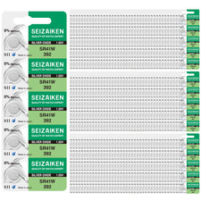 Seizaiken 392 SR41W 1.55V 0 Hg Silver Oxide Watch Battery 1000 Batteries 