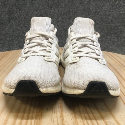 Adidas Shoes Womens 9.5 Triple White UltraBoost 4.0 Running Sneakers Lace  Up | eBay