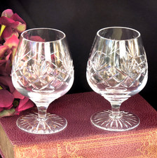 Paar Kristallgläser Schnaps Cognac Schnaps