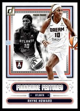 2025 Donruss WNBA Franchise Features Press Proof #4 Rhyne Howard