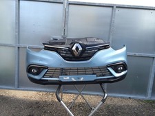 Renault Grand Scenic MK4 Complete Front Bumper With Upper Grill  Blue Ter  2017