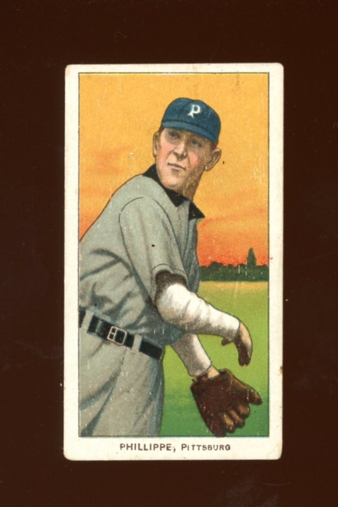 1909-11 T206 Baseball #393 Deacon Phillippe Polar Bear VG *h1