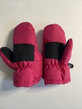 Girls 3M Thinsulate Waterproof Winter Mittens 2-4T Pink Insulated Gloves