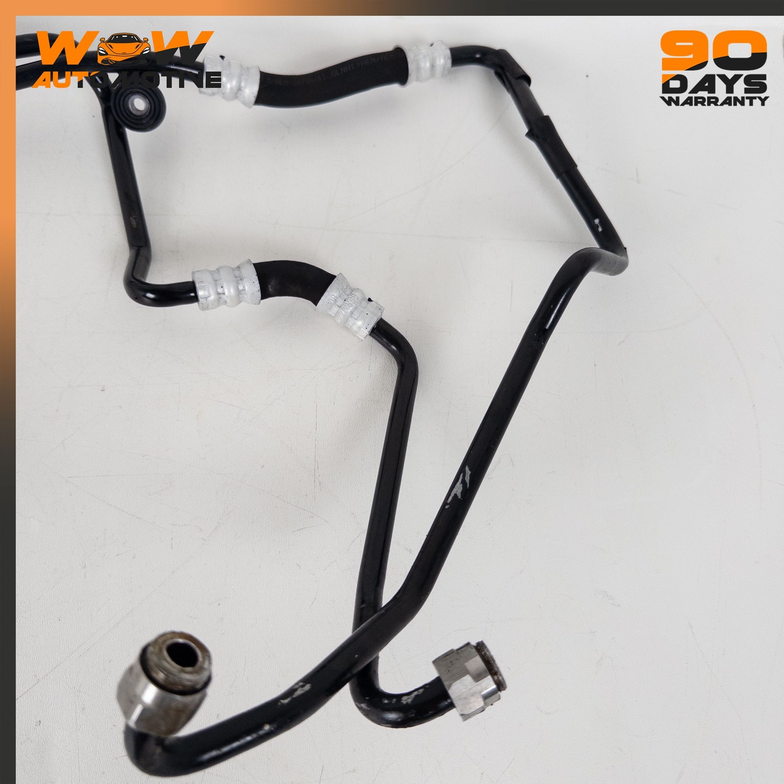 04-17 BENTLEY CONTINENTAL GTC FRONT TRANSMISSION OIL COOLER LINE HOSE OEM