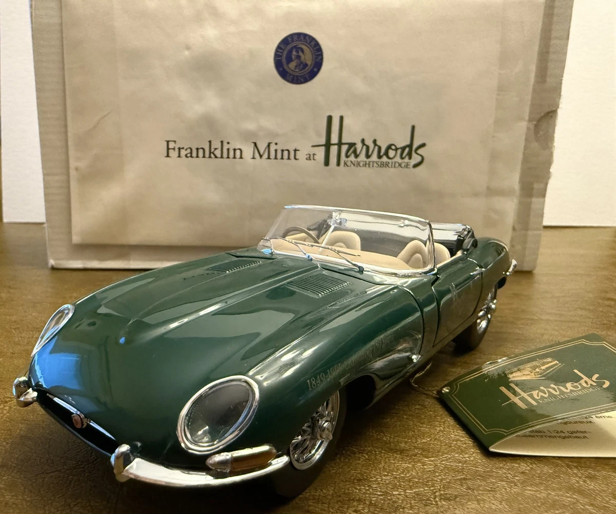Franklin Mint Jaguar Contemporary Manufacture Diecast Cars, Trucks