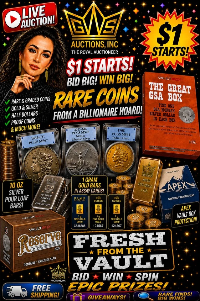 FRESH FROM THE VAULT READY, SET, BID!