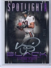 Andre Rison Spotlight Signatures /25: 2025 Panini Black Football. NFL WR !🔥
