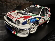 Out Of Print 1/18 Autoart 80025 Toyota Corolla Wrc 9 1998 Catalunya Rally Espana