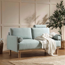 Daals Sofa - Timber Sage Green Fabric Sofa, 2-Seater - RRP £399