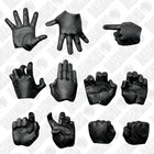 Mezco One:12 Animated Batman - Eleven Interchangeable Hands 1:12 Scale Fodder
