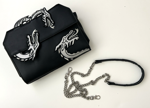 Danielle Nicole Game Of Thrones Daenerys Dragons Crossbody Bag Purse Clutch - Picture 4 of 15