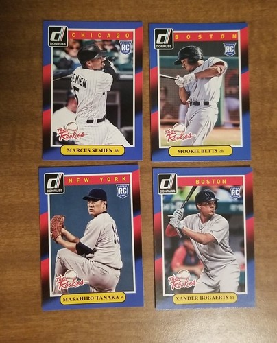 2014 Donruss The Rookies Complete Your Set (1-100) Pick Your Card