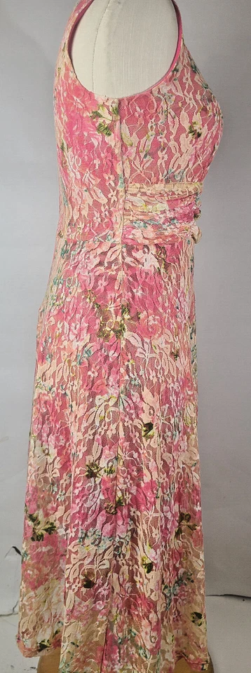 Vestido Perceptions Floral Encaje Cóctel Fiesta Talla Pequeña Foto 4 de 4