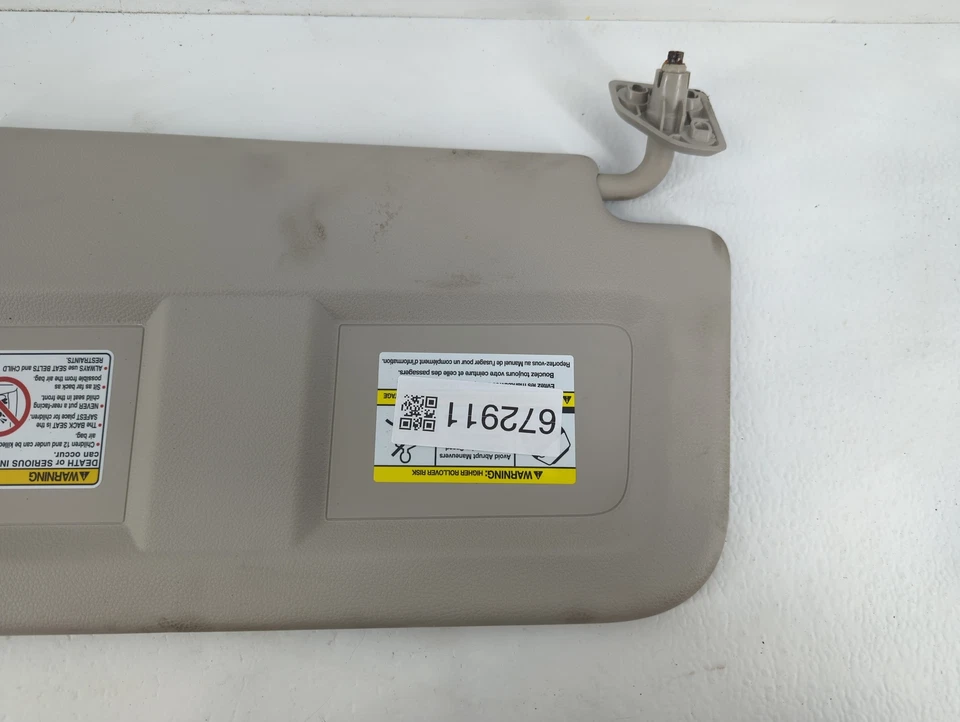 2012-2020 Nissan Nv3500 водитель солнцезащитный козырек зеркало левый солнцезащитный козырек светло-коричневый X7MEX - Изображение 4 из 4