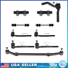 10pcs Front Tie Rod Ends Sway Bars Idler Arm For Chevrolet El Camino Buick Regal