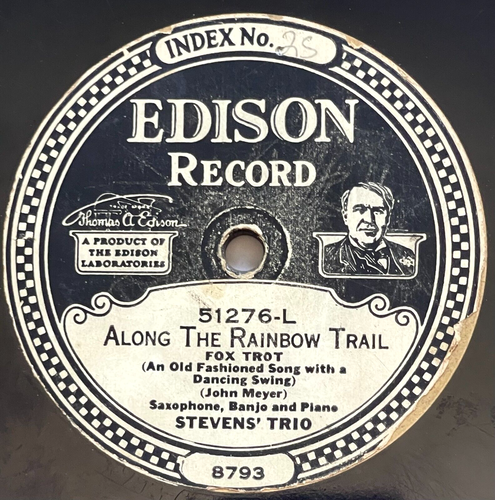 EDISON RECORD 51276 "SHAKE YOUR FEET" / "ALONG THE RAINBOW TRAIL" HENDERSON JAZZ - Picture 4 of 4