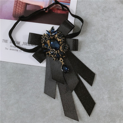 Strass Herren Kristall Satin Bownot Fliege Anzug Accessoire Formell Hochzeit
