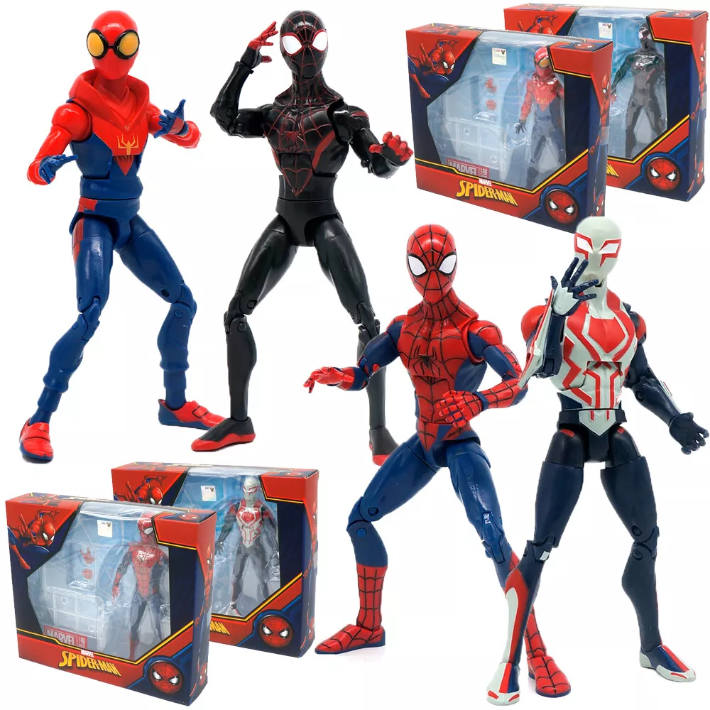 ZD Toys SpiderMan Spider-Verse PVC Action Figure Model Toy Kid Gift Boxed