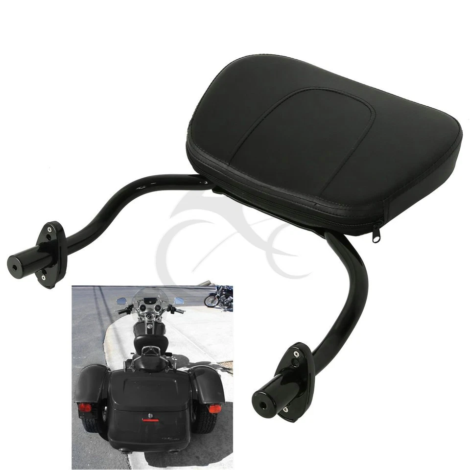 Schwarz Detachable Sissybar Pad M/ Rückenlehne Für Harley FLRT Freewheeler 15-25 - Bild 4 von 4