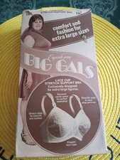 Vintage EXQUISITE FORM BIG GALS Lace Cup Stretch Support Bra SIZE 38c Beige