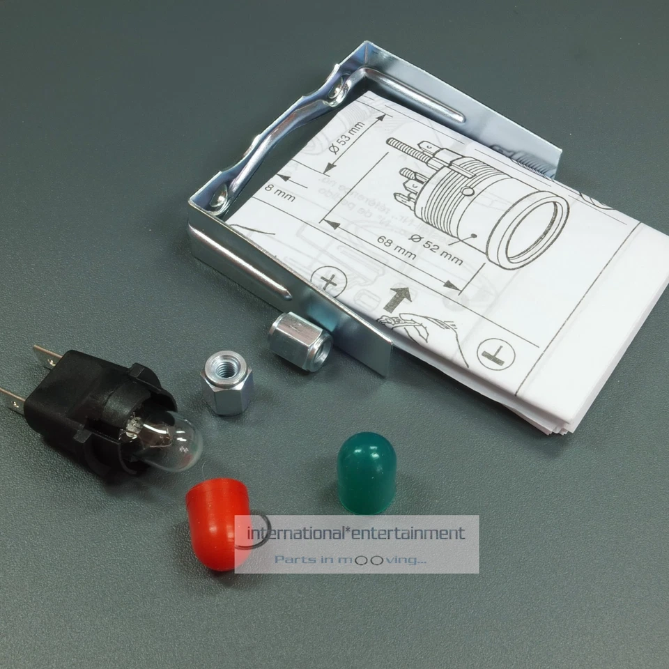 VDO VOLTMETER ZUSATZ INSTRUMENT 12V 52mm m. BELEUCHTUNG COCKPIT VISION - Bild 3 von 3