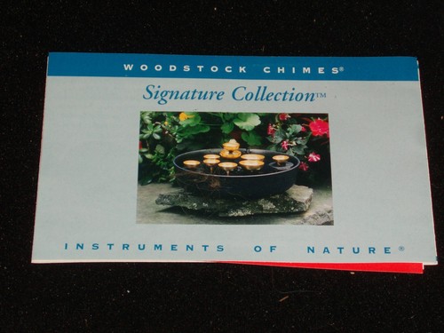 WOODSTOCK WINDSPIELE Gregorianischer Glockenspiel Alt SILBER 8 Noten präzise abgestimmt Neu im Karton - Bild 8 von 8