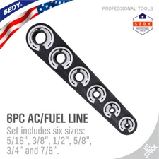 6pc Quick Disconnect Tool Set AC Fuel Line Transmission Parts GM Ford Chrysler