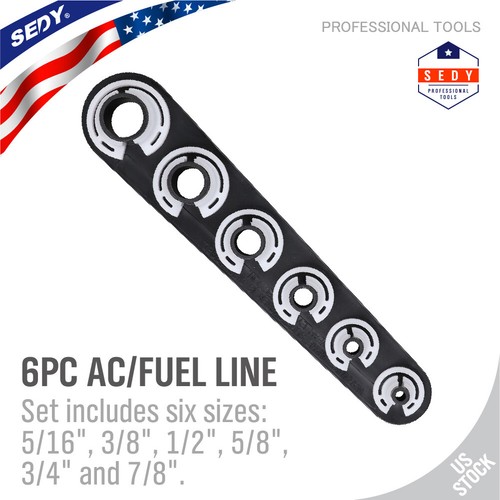 6pc Quick Disconnect Tool Set AC Fuel Line Transmission Parts GM Ford