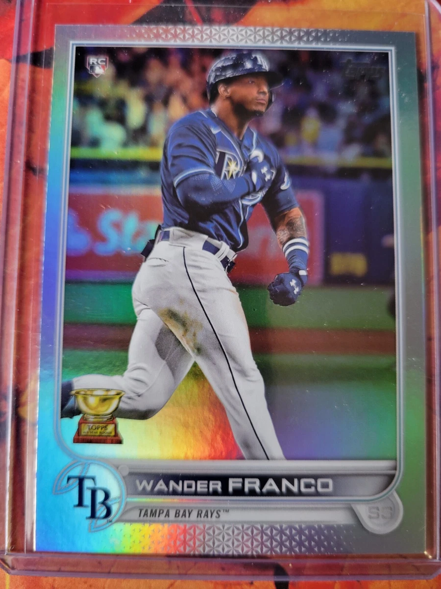 Wander Franco 2022 Topps Series 1 Tampa Bay Rays Rainbow Foil
