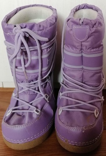 DOPOSCI STIVALI DA NEVE HOTSAND TG. 32/34 VIOLA | eBay