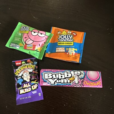 Lot of 4 Zuru Surprise Mini Brand Jolly Rancher, Bazooka, Drumstick & Whoppers