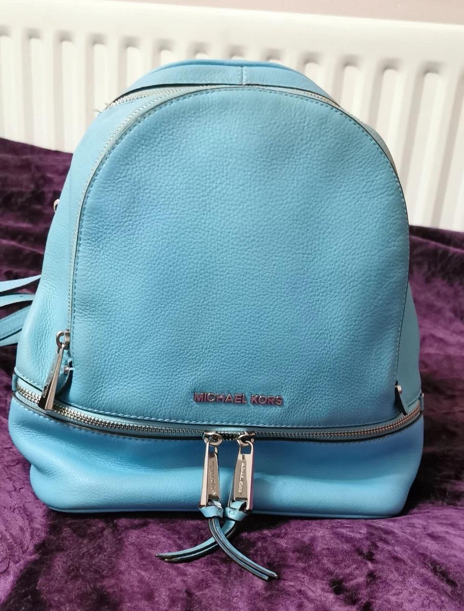 michael kors blue backpack