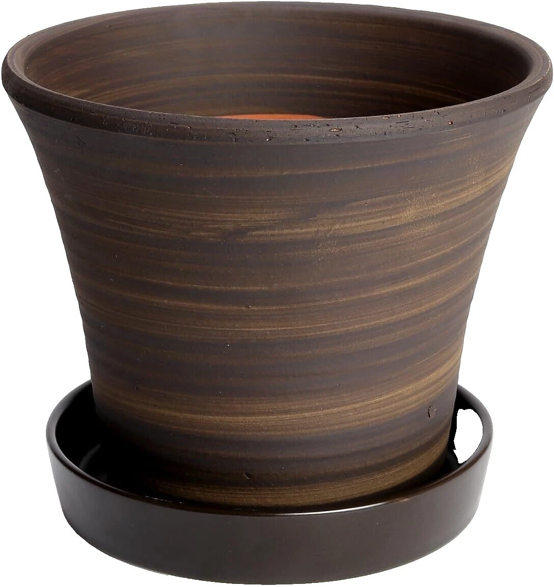 Brown Plant Baskets, Pots, Window Boxes & Saucers