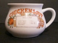 chicken soup recipe  mug used good condition