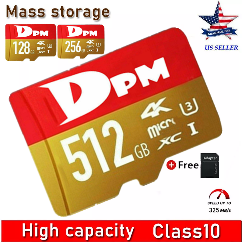 TF Card 128GB 256GB 512GB 1TB Memory Card High Speed Micro Class 10 SD Card Lot