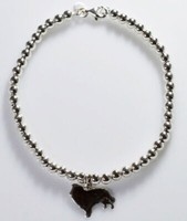 Collie Perlenarmband In 925 Silber Luce