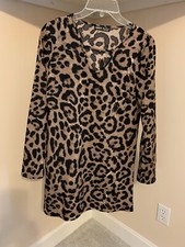 Shein Animal Print Dress Ladies Size Small